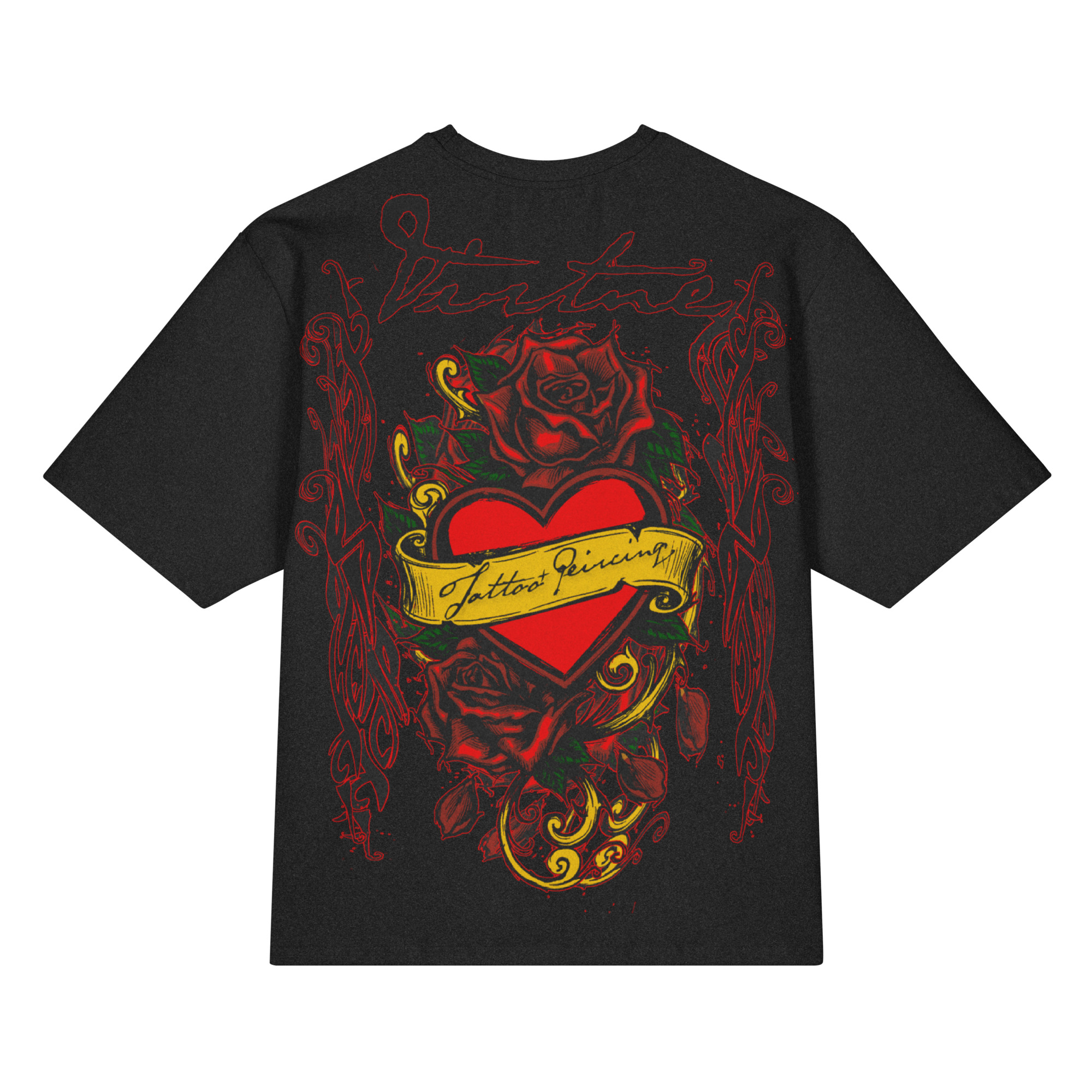 VNY TATTOO SHOP OVERSIZED GRAPHIC TEE - Image 2