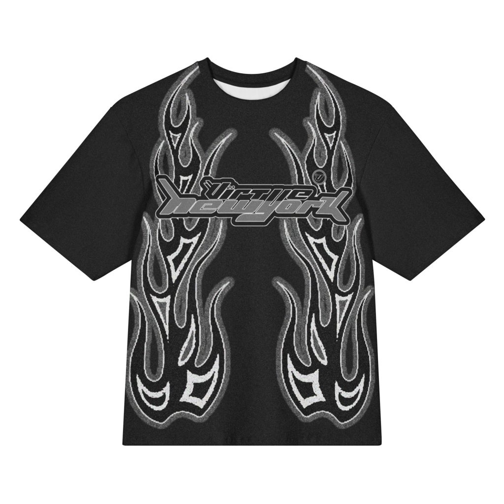VNY REBIRTH FLAME OVERSIZED GRAPHIC TEE