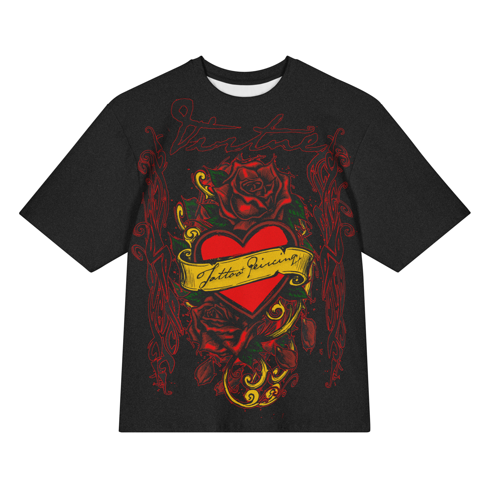 VNY TATTOO SHOP OVERSIZED GRAPHIC TEE