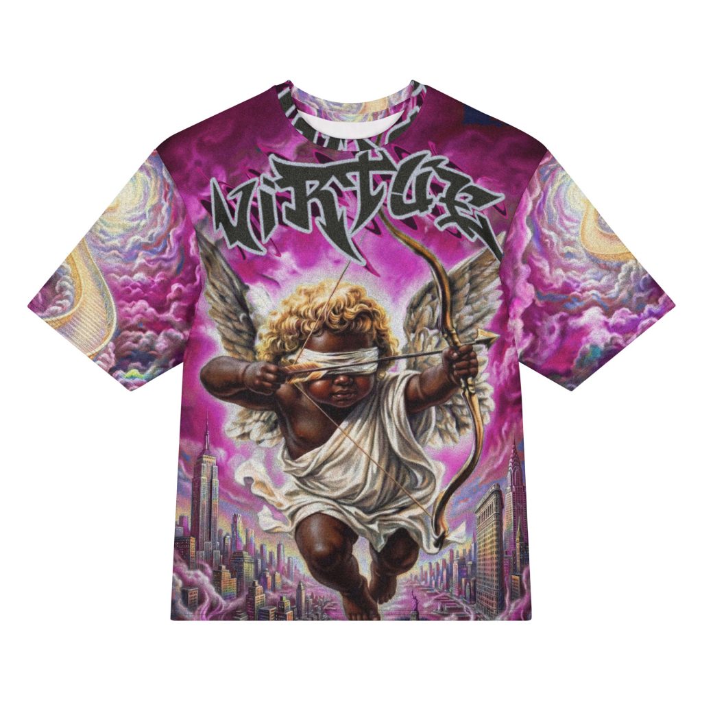 VNY “CUPID” SS GRAPHIC OVERSIZED TEE
