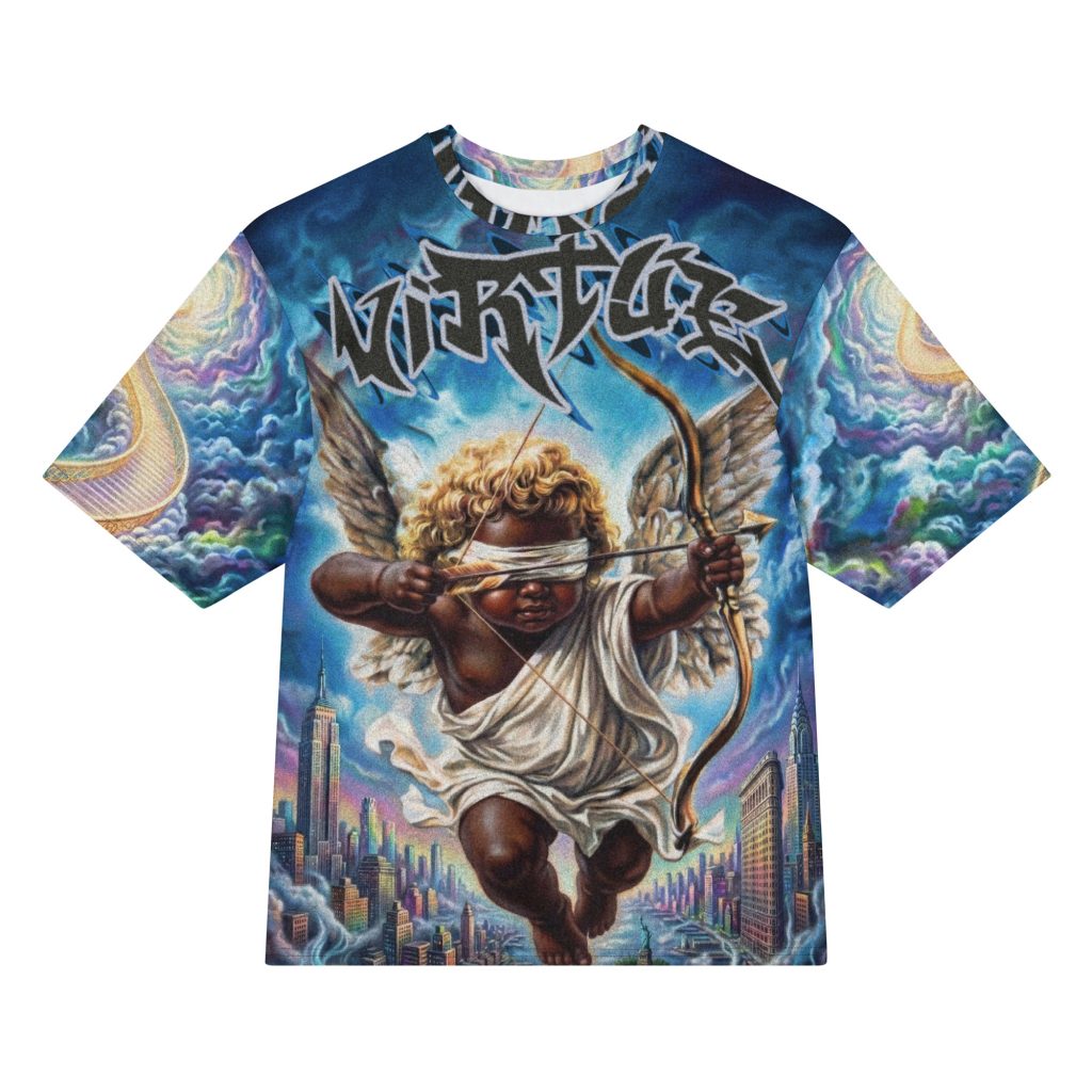 VNY “CUPID” SS GRAPHIC OVERSIZED TEE